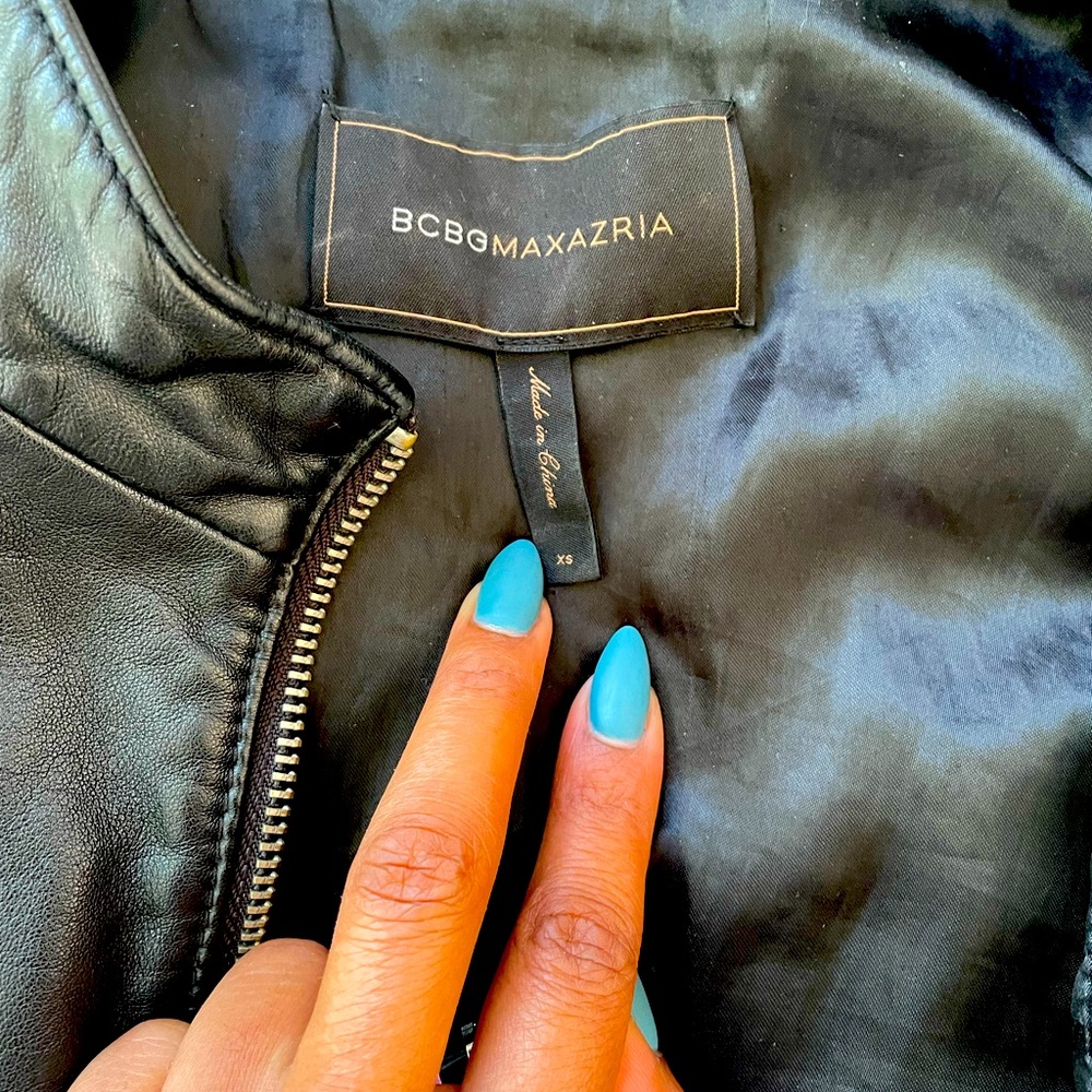 Leather jacket